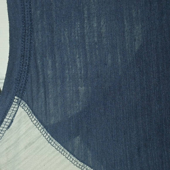 Women's Boston Red Sox Navy and White Tee - Picture 6 of 6